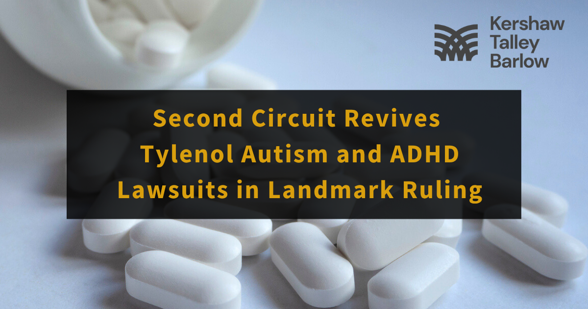 Second Circuit Revives Tylenol Autism and ADHD Lawsuits in Landmark Ruling